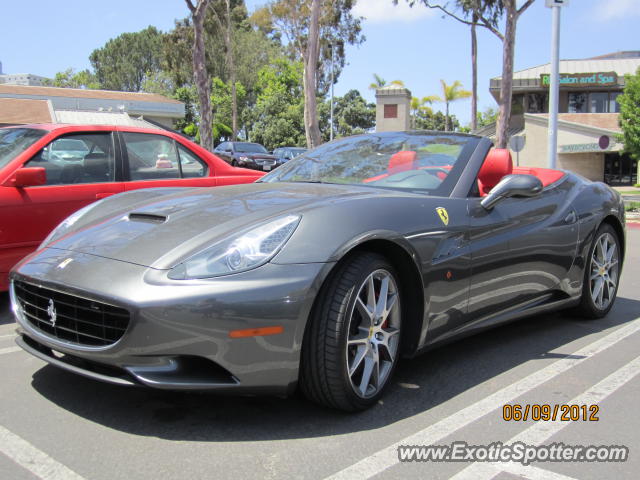 Ferrari California spotted in La Jolla, California