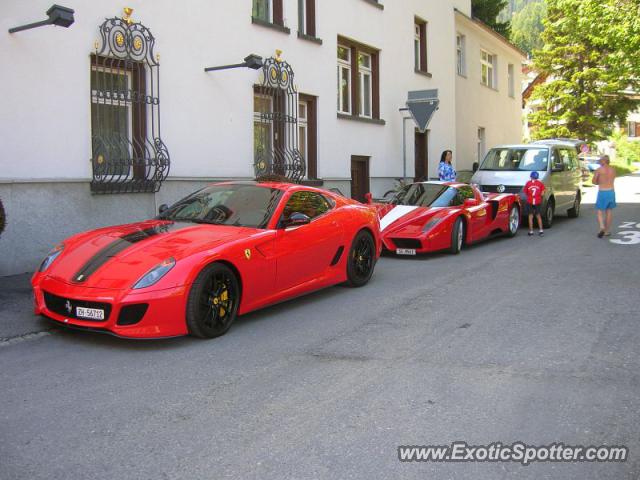 Ferrari Enzo spotted in Davos, Switzerland