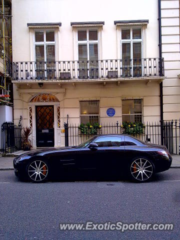 Mercedes SLS AMG spotted in London, United Kingdom