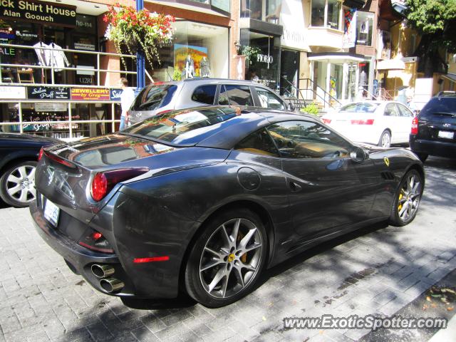 Ferrari California spotted in Toronto, Canada