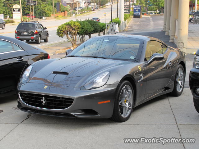 Ferrari California spotted in Atlanta, Georgia