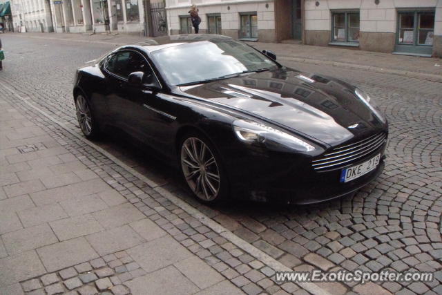 Aston Martin Virage spotted in Lund, Sweden