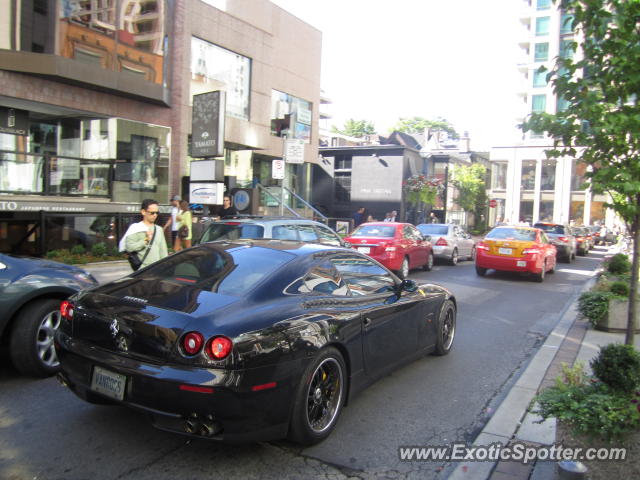 Ferrari 612 spotted in Toronto, Canada