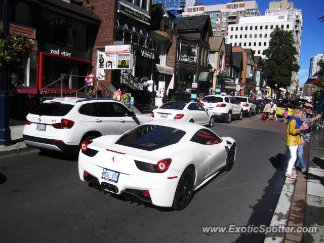 Ferrari 458 Italia spotted in Toronto, Canada