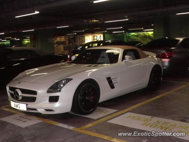 Mercedes SLS AMG spotted in Hong Kong, China