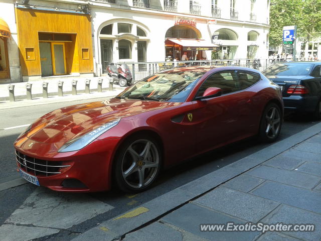 Ferrari FF spotted in Paris, France