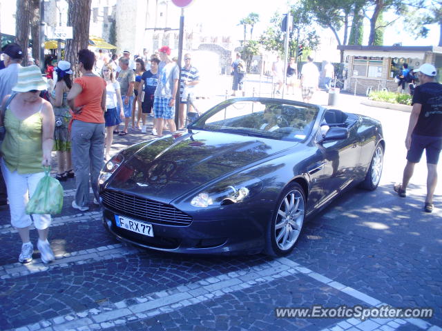 Aston Martin DB9 spotted in Sirmione, Italy