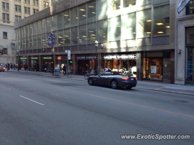 Maserati GranTurismo spotted in Toronto, Canada