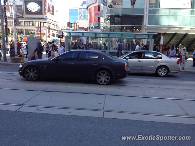 Maserati Quattroporte spotted in Toronto, Canada