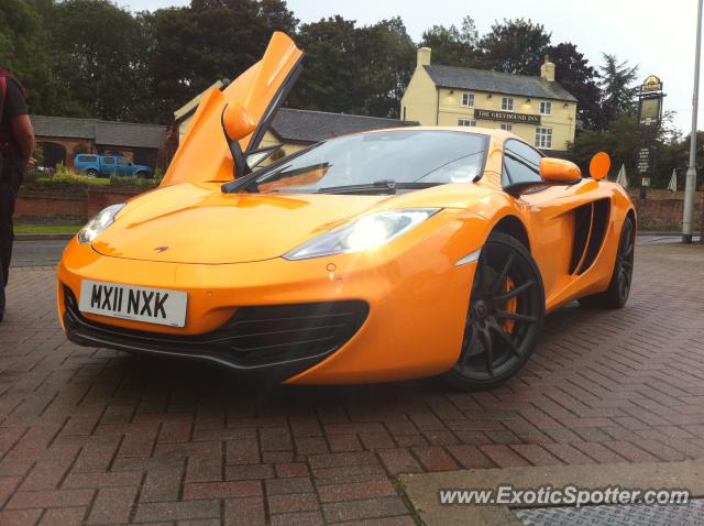 Mclaren MP4-12C spotted in Loughborough, United Kingdom