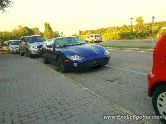 Jaguar XKR spotted in Oderzo, Italy