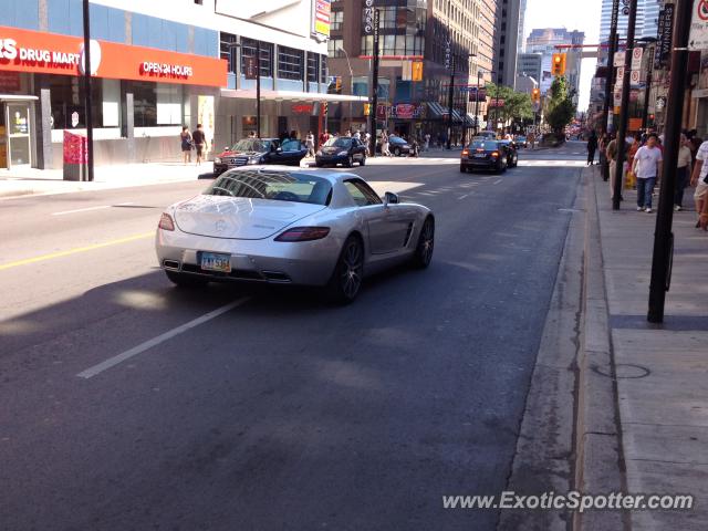 Mercedes SLS AMG spotted in Toronto, Ontario, Canada