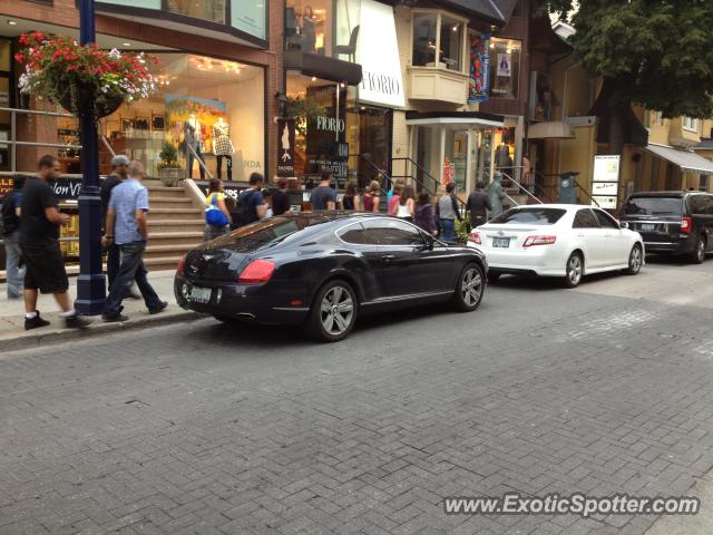 Bentley Continental spotted in Toronto, Ontario, Canada