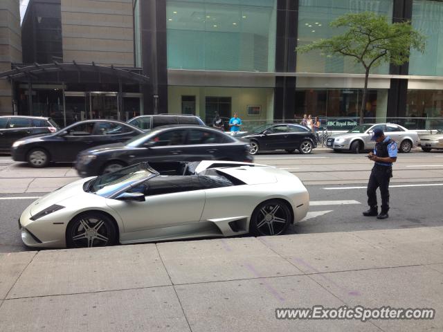 Lamborghini Murcielago spotted in Toronto, Ontario, Canada