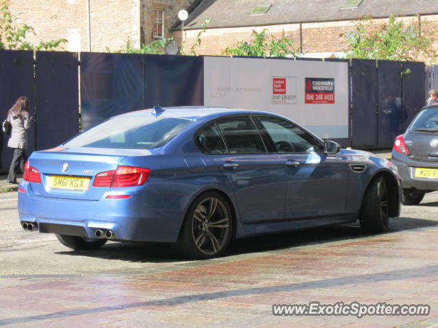 BMW M5 spotted in Glasgow, United Kingdom