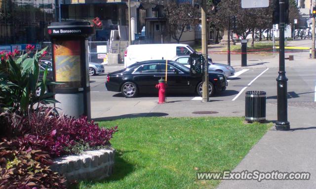 Rolls Royce Ghost spotted in Montreal, Canada