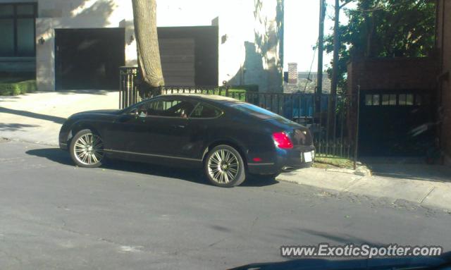 Bentley Continental spotted in Montreal, Canada