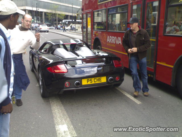 Porsche Carrera GT spotted in London, United Kingdom