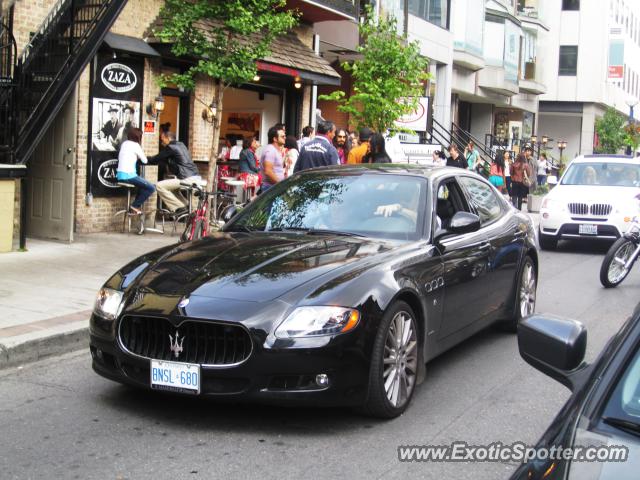 Maserati Quattroporte spotted in Toronto, Canada