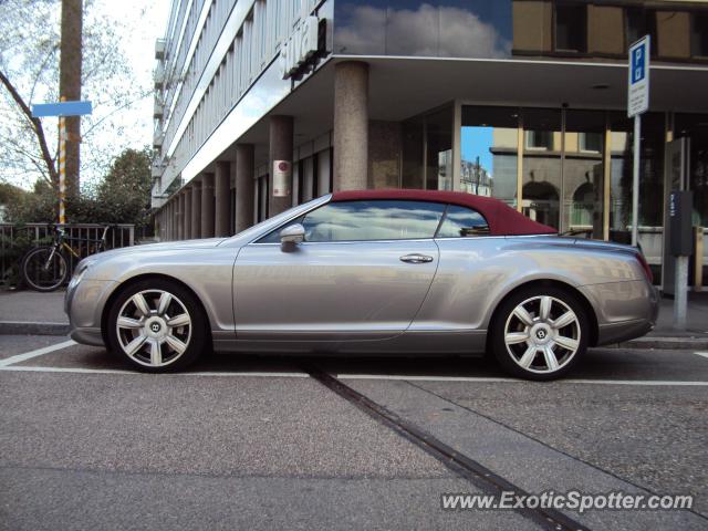 Bentley Continental spotted in Geneva, Switzerland