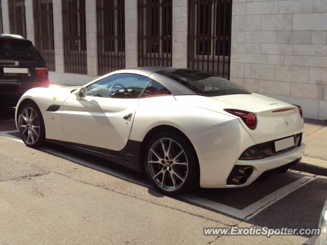 Ferrari California spotted in Zurich, Switzerland