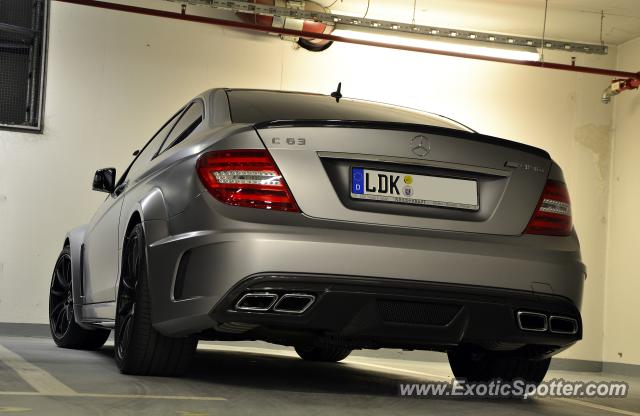 Mercedes C63 AMG Black Series spotted in Frankfurt, Germany