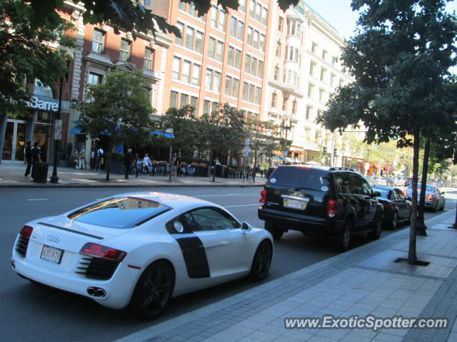 Audi R8 spotted in Boston, Massachusetts