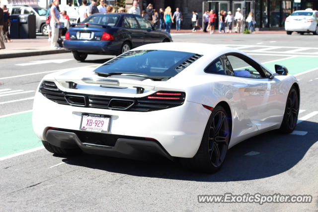 Mclaren MP4-12C spotted in Boston, United States