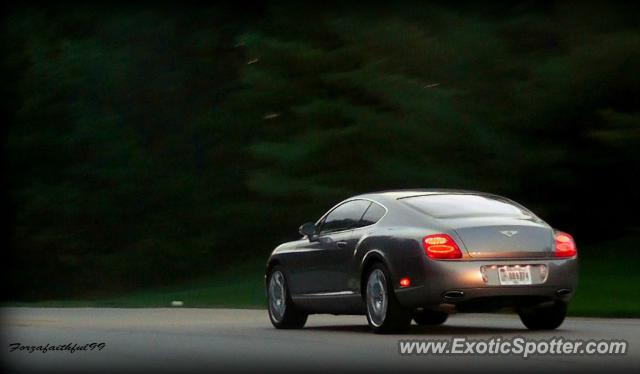 Bentley Continental spotted in Geist, Indiana