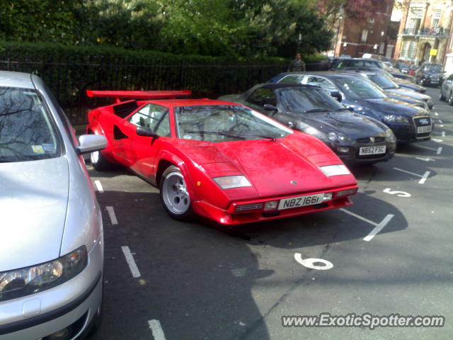 Lamborghini Countach spotted in London, United Kingdom