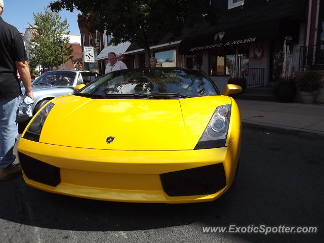 Lamborghini Gallardo spotted in Reading, Pennsylvania