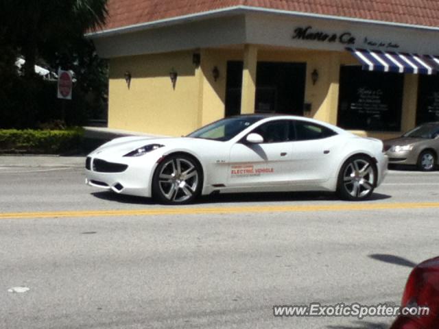 Fisker Karma spotted in Boca Raton, Florida