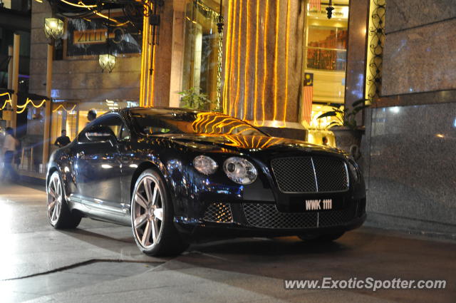 Bentley Continental spotted in Bukit Bintang KL, Malaysia