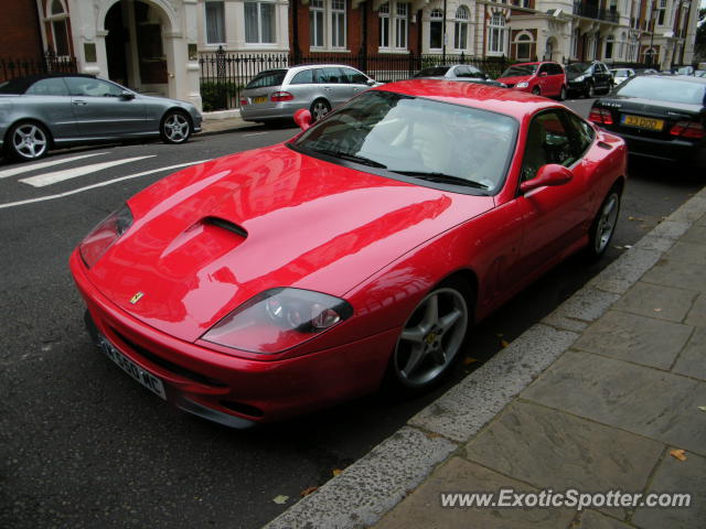 Ferrari 550 spotted in London, United Kingdom