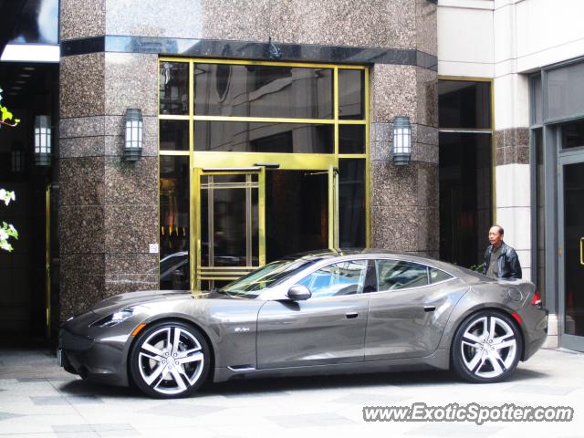 Fisker Karma spotted in Toronto, Canada