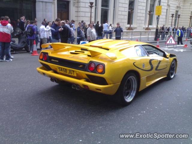 Lamborghini Diablo spotted in London, United Kingdom