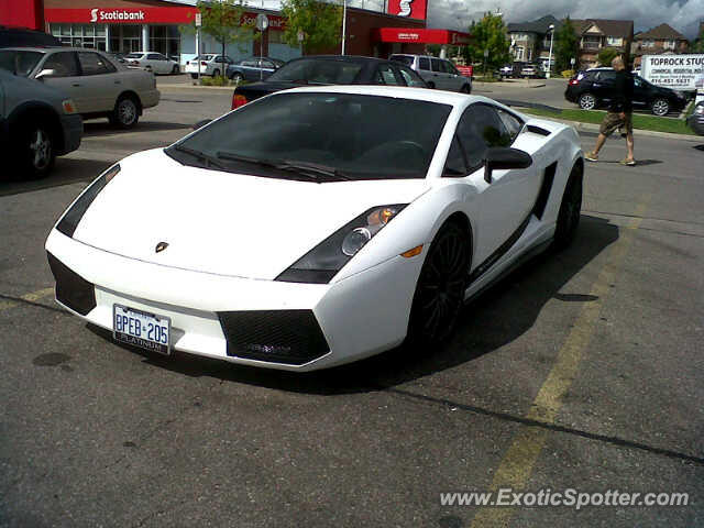 Lamborghini Gallardo spotted in Toronto, Ontario, Canada