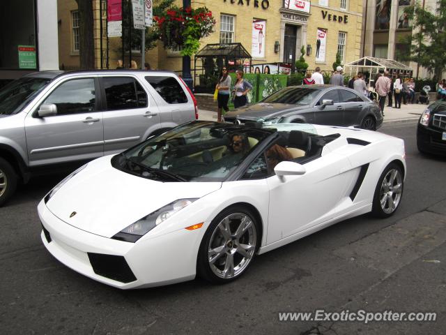 Lamborghini Gallardo spotted in Toronto, Canada