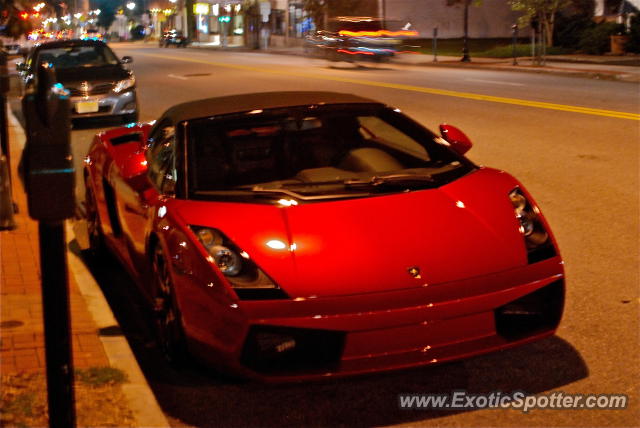 Lamborghini Gallardo spotted in Verona, New Jersey