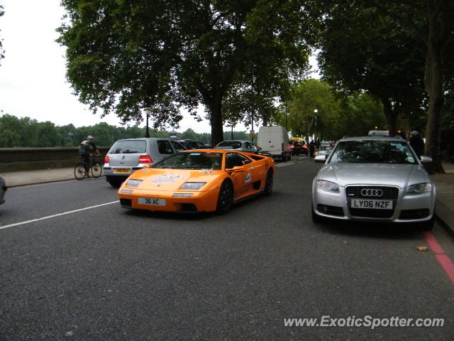 Lamborghini Diablo spotted in London, United Kingdom