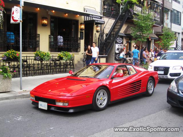 Ferrari Testarossa spotted in Toronto, Canada