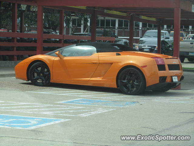 Lamborghini Gallardo spotted in Dallas, Texas