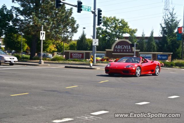 Ferrari 360 Modena spotted in Wilsonville, Oregon