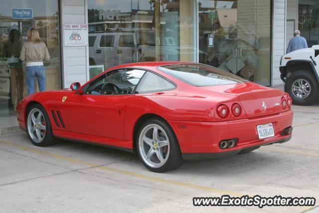 Ferrari 575M spotted in La Jolla, California