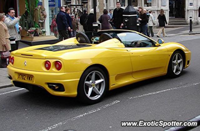 Ferrari 360 Modena spotted in Guildford, United Kingdom