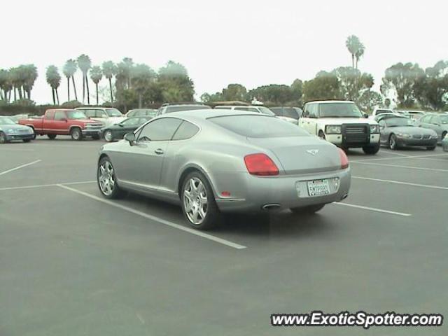 Bentley Continental spotted in Newport, California