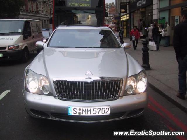 Mercedes Maybach spotted in London, United Kingdom