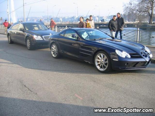 Mercedes SLR spotted in Geneve, Switzerland