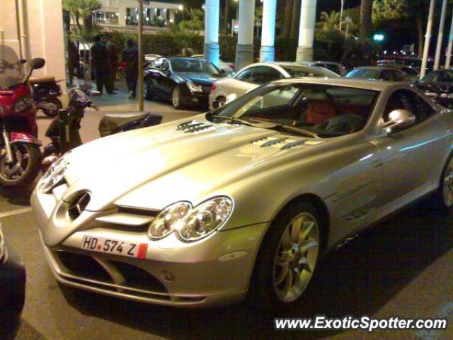 Mercedes SLR spotted in Cannes, France