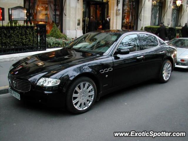 Maserati Quattroporte spotted in Paris, France